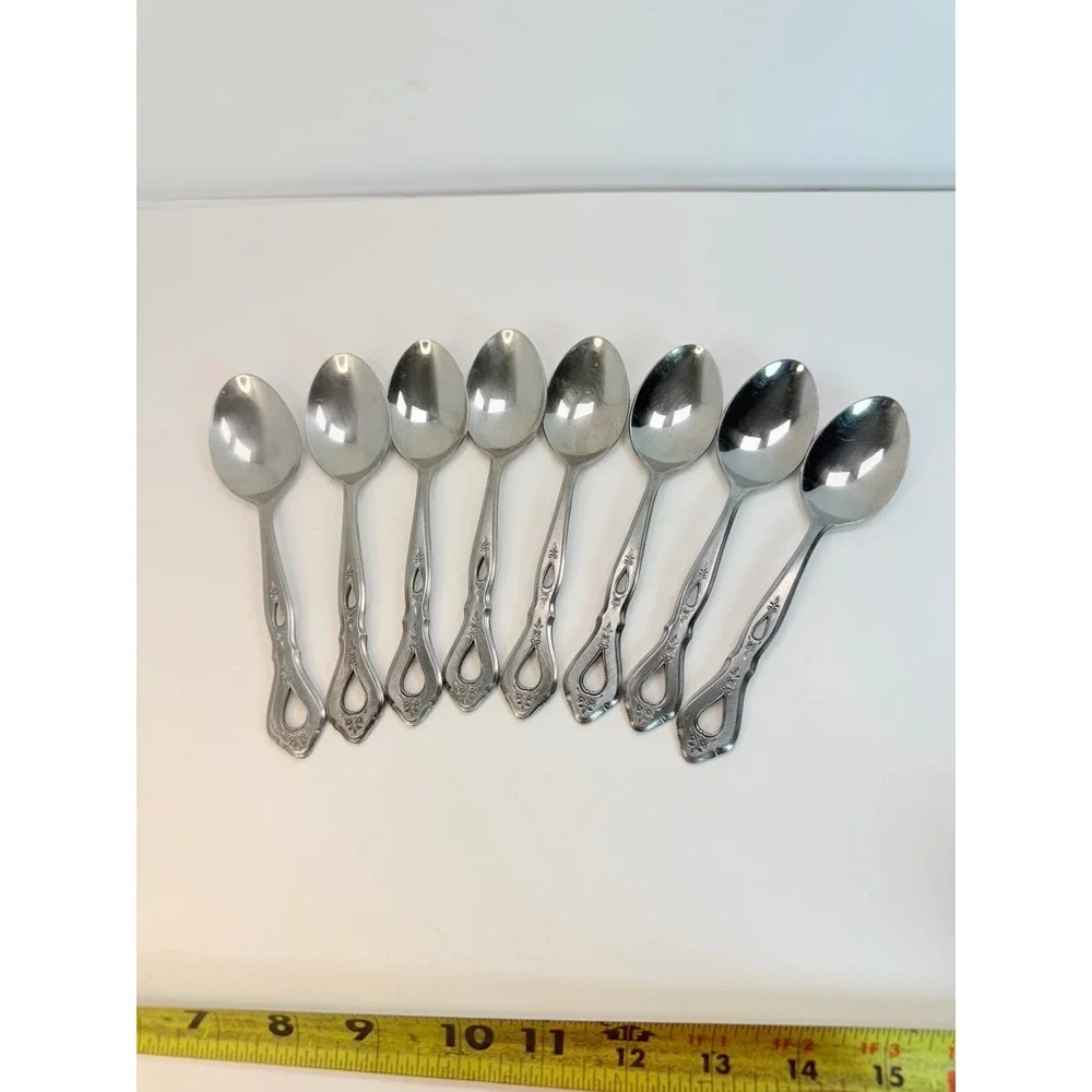 Stanley Roberts Autumn Ballad Stainless Lot 8 Soup Spoons Replacements Crafting